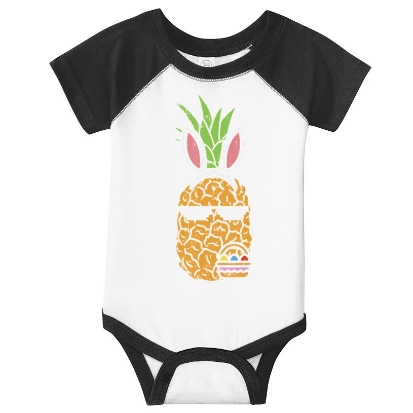 Cool Thug Pineapple Easter Bunny Eggs Fruit Lover Gift Infant Baby Jersey Bodysuit