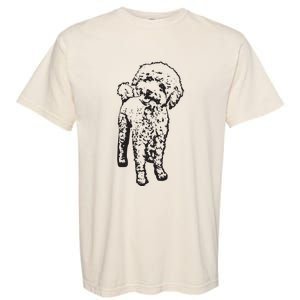 Cute Toy Poodle Smile Dog Lover Gift Black Garment-Dyed Heavyweight T-Shirt