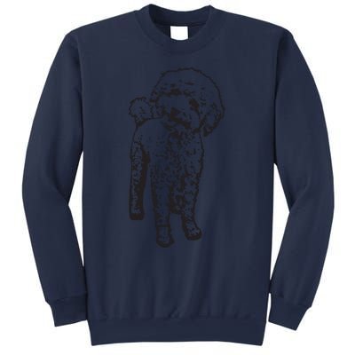 Cute Toy Poodle Smile Dog Lover Gift Black Sweatshirt