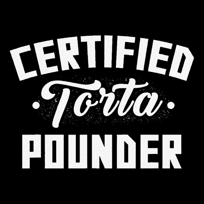 Certified Torta Pounder Witty Meme Comedy Saying Backpack