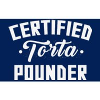 Certified Torta Pounder Witty Meme Comedy Saying Bumper Sticker