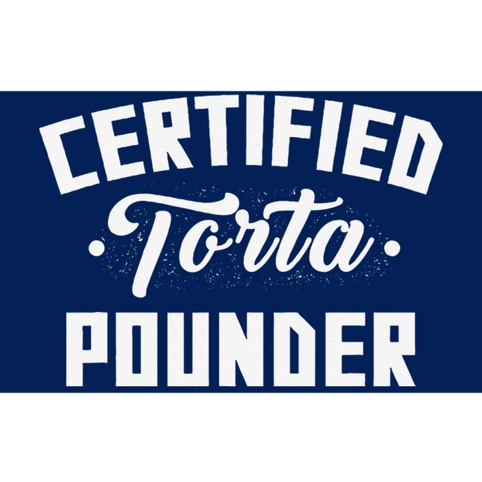 Certified Torta Pounder Witty Meme Comedy Saying Bumper Sticker