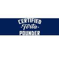 Certified Torta Pounder Witty Meme Comedy Saying Bumper Sticker