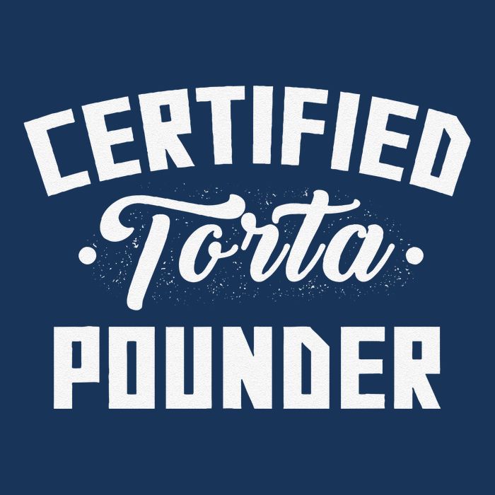 Certified Torta Pounder Witty Meme Comedy Saying 16 in Basic Backpack