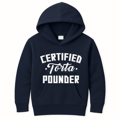Certified Torta Pounder Witty Meme Comedy Saying Kids Hoodie