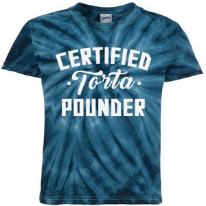 Certified Torta Pounder Witty Meme Comedy Saying Kids Tie-Dye T-Shirt