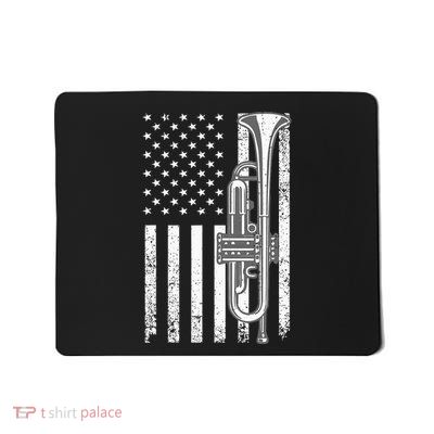 Cool Trumpet Player Design Trumpeter Musician Mousepad