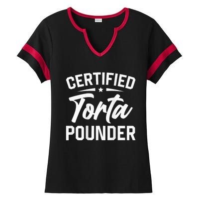 Certified Torta Pounder Ladies Halftime Notch Neck Tee