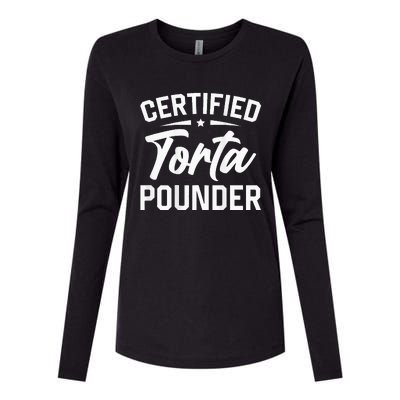 Certified Torta Pounder Womens Cotton Relaxed Long Sleeve T-Shirt