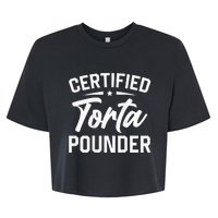 Certified Torta Pounder Bella+Canvas Jersey Crop Tee