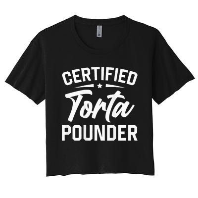 Certified Torta Pounder Women's Crop Top Tee