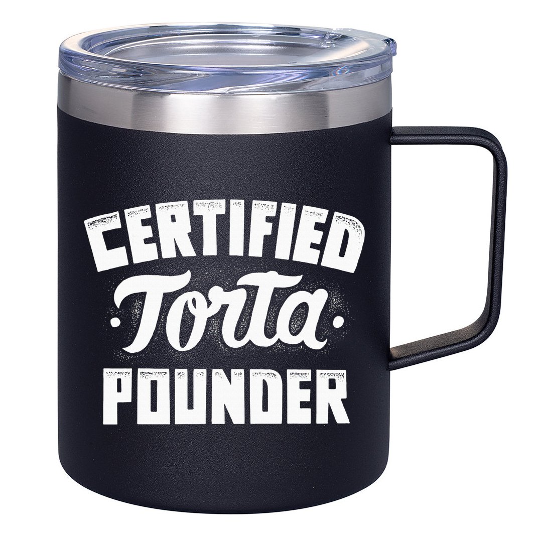 Certified Torta Pounder 12oz Stainless Steel Coffee Mug