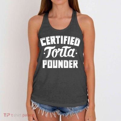 Certified Torta Pounder Women's Knotted Racerback Tank
