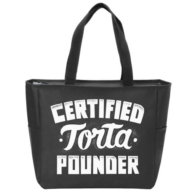 Certified Torta Pounder Zip Tote Bag