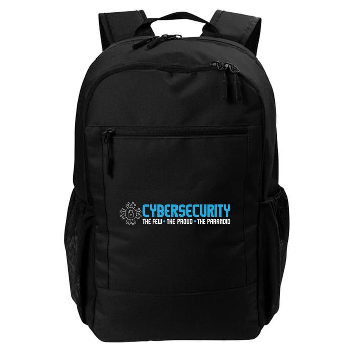 Cybersecurity The Paranoid It Analyst Programmer Hacker Daily Commute Backpack