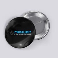 Cybersecurity The Paranoid It Analyst Programmer Hacker Button