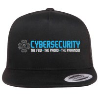 Cybersecurity The Paranoid It Analyst Programmer Hacker Flat Bill Trucker Hat