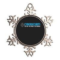 Cybersecurity The Paranoid It Analyst Programmer Hacker Metallic Star Ornament