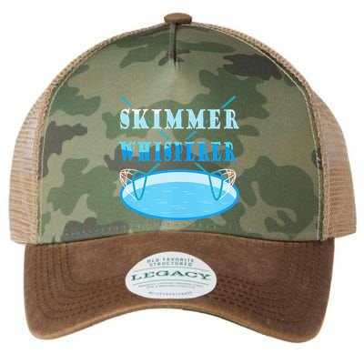 Cleaning The Pool Skimmer Whisperer Pool Guy Legacy Tie Dye Trucker Hat