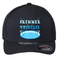 Cleaning The Pool Skimmer Whisperer Pool Guy Flexfit Unipanel Trucker Cap