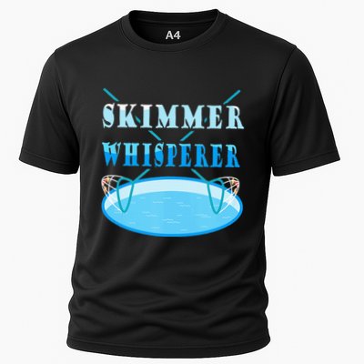 Cleaning The Pool Skimmer Whisperer Pool Guy Performance Shirt