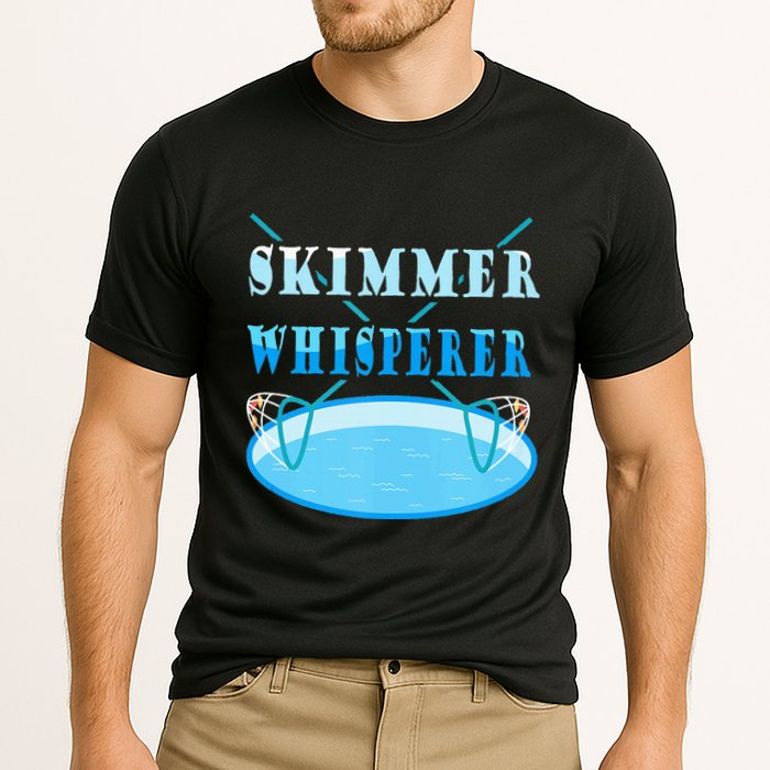 Cleaning The Pool Skimmer Whisperer Pool Guy Performance Shirt