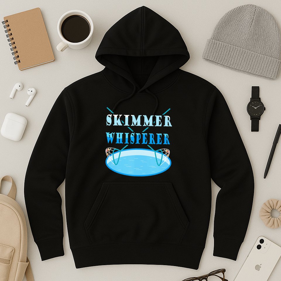Cleaning The Pool Skimmer Whisperer Pool Guy Hoodie