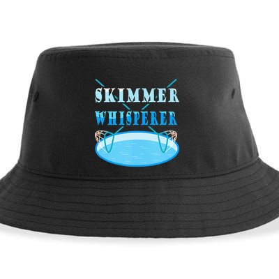 Cleaning The Pool Skimmer Whisperer Pool Guy Sustainable Bucket Hat