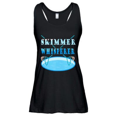 Cleaning The Pool Skimmer Whisperer Pool Guy Ladies Essential Flowy Tank