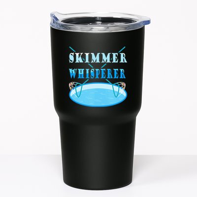 Cleaning The Pool Skimmer Whisperer Pool Guy Tumbler