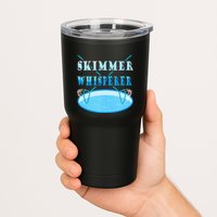 Cleaning The Pool Skimmer Whisperer Pool Guy Tumbler