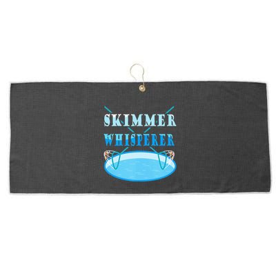 Cleaning The Pool Skimmer Whisperer Pool Guy Large Microfiber Waffle Golf Towel