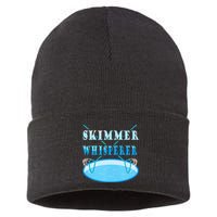 Cleaning The Pool Skimmer Whisperer Pool Guy Sustainable Knit Beanie