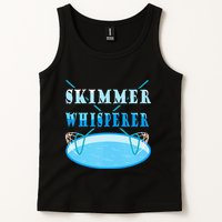 Cleaning The Pool Skimmer Whisperer Pool Guy Tank Top