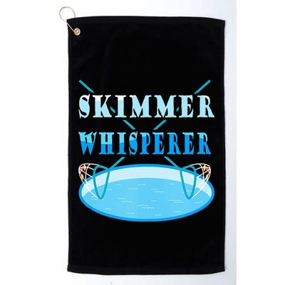 Cleaning The Pool Skimmer Whisperer Pool Guy Golf Towel