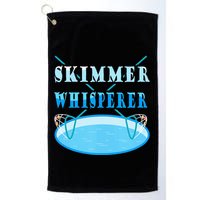 Cleaning The Pool Skimmer Whisperer Pool Guy Golf Towel