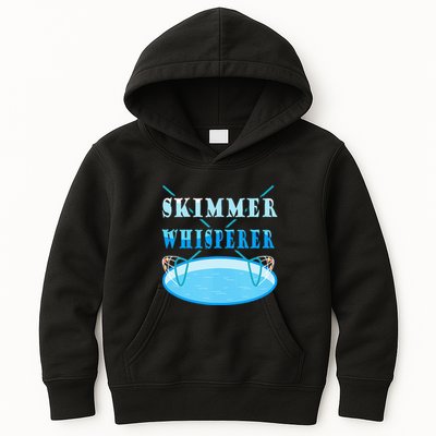 Cleaning The Pool Skimmer Whisperer Pool Guy Kids Hoodie