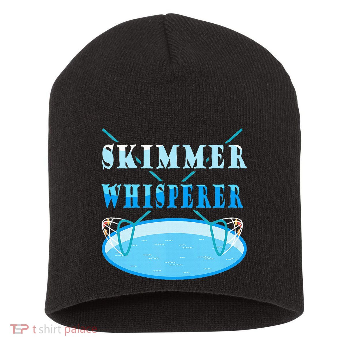 Cleaning The Pool Skimmer Whisperer Pool Guy Short Acrylic Beanie