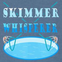 Cleaning The Pool Skimmer Whisperer Pool Guy Garment-Dyed Sweatshirt