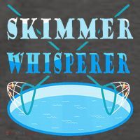 Cleaning The Pool Skimmer Whisperer Pool Guy Vector Backpack