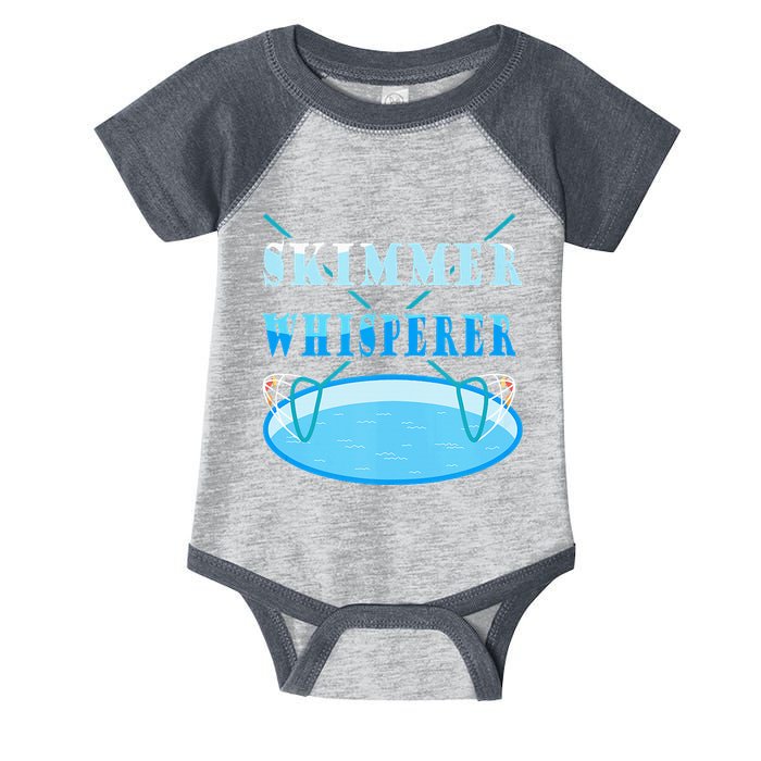 Cleaning The Pool Skimmer Whisperer Pool Guy Infant Baby Jersey Bodysuit