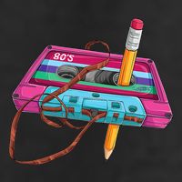Cassette Tape Pencil 70S 80S 90S Music Mixtape 11oz C Handle Ceramic Mug