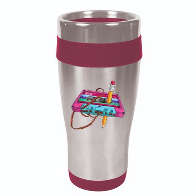 Cassette Tape Pencil 70S 80S 90S Music Mixtape 16oz Travel Tumbler
