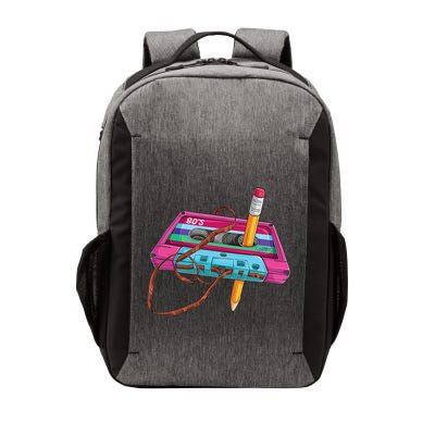Cassette Tape Pencil 70S 80S 90S Music Mixtape Vector Backpack