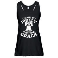 Come To P.H.I.L.L.Y For The Crack Ladies Essential Flowy Tank