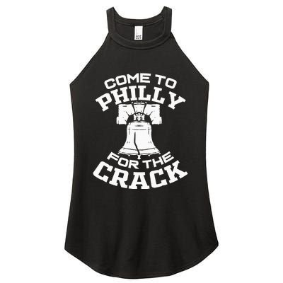 Come To P.H.I.L.L.Y For The Crack Women's Perfect Tri Rocker Tank