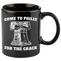 Come to Philly for the Crack 11oz C Handle Ceramic Mug