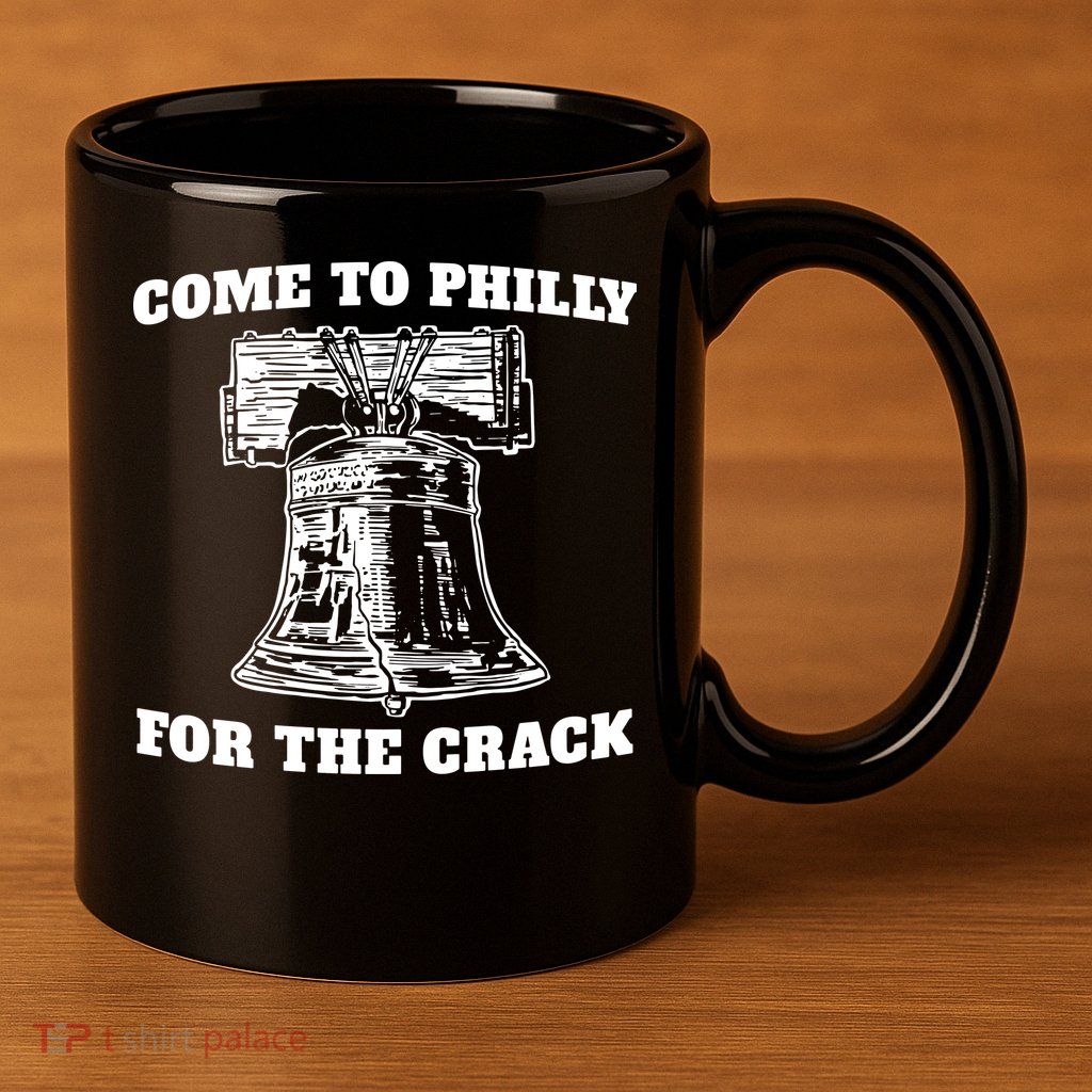 Come to Philly for the Crack 11oz C Handle Ceramic Mug