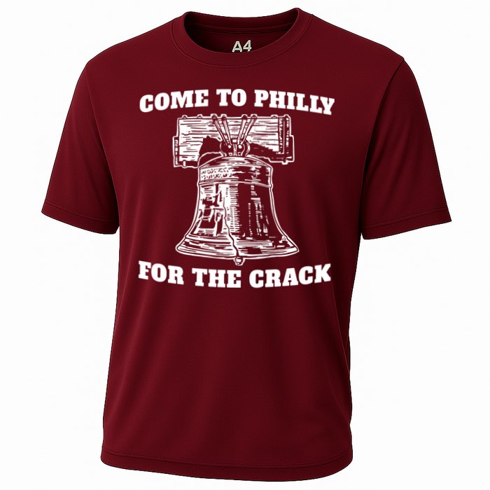 Come to Philly for the Crack Cooling Performance Crew T-Shirt
