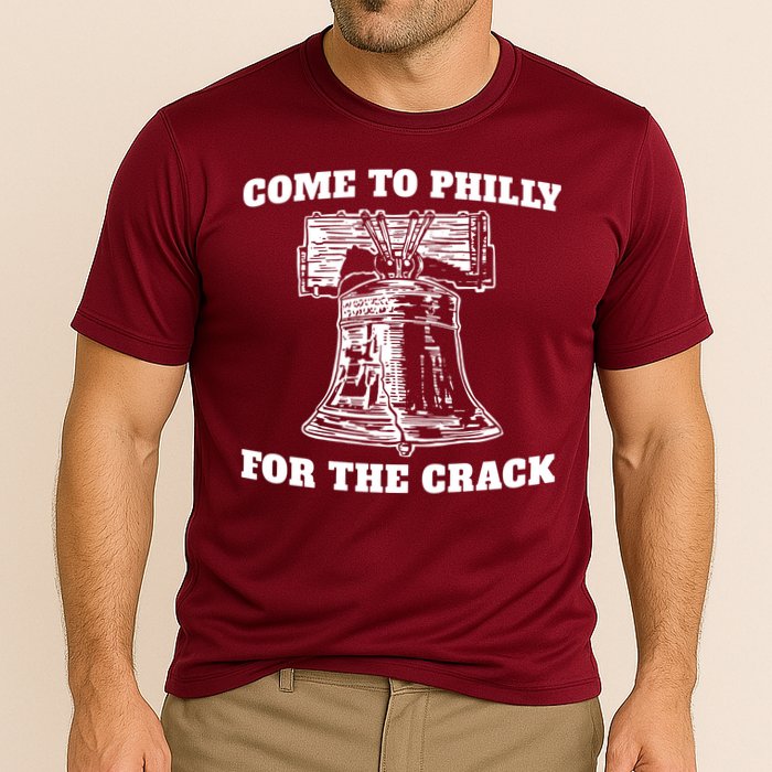 Come to Philly for the Crack Cooling Performance Crew T-Shirt